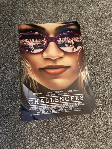 Challengers Movie Poster, Zendaya Tennis Movie