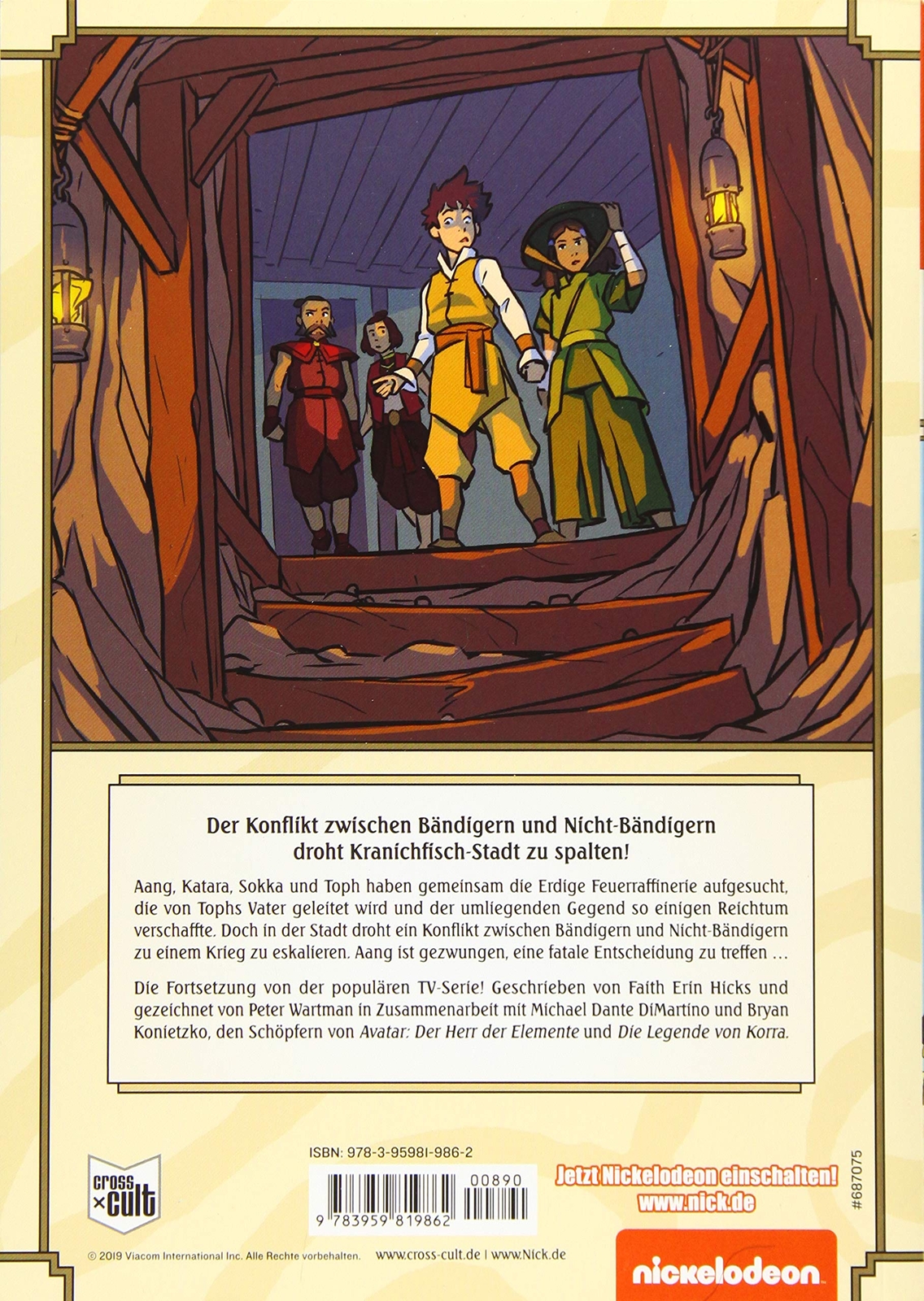 Thumbnail - Faith Erin Hicks Peter Wart Avatar – Der Herr Der Elemente 1