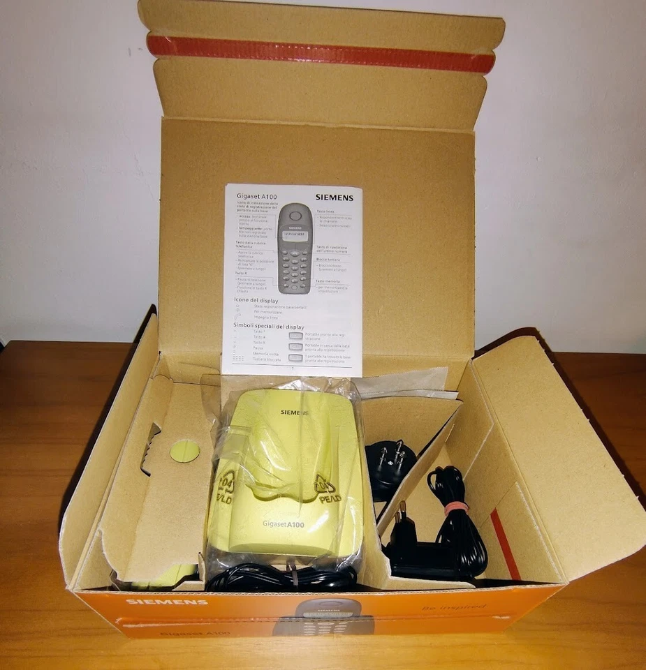 Siemens Gigaset A100 giallo limone perfetto - Immagine 4 di 4