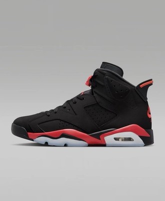 Nike Air Jordan 6 Retro Black Infared Salesman Sneakers CT8529-001 Men's Sizes
