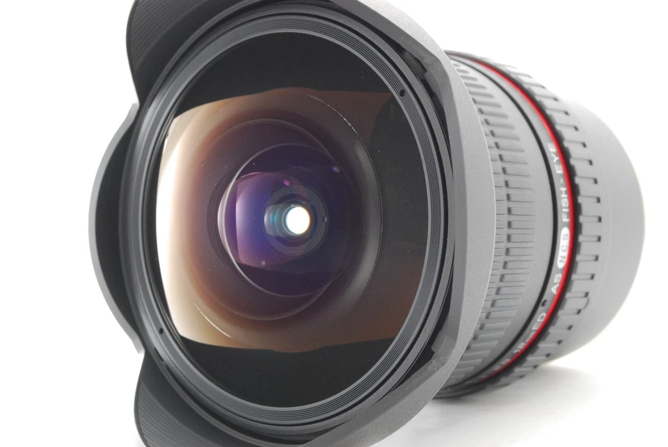 [Sin usar en caja] Lente ojo de pez de marco completo Samyang 12 mm F2,8 para Sony E de Japón Foto 4 de 4