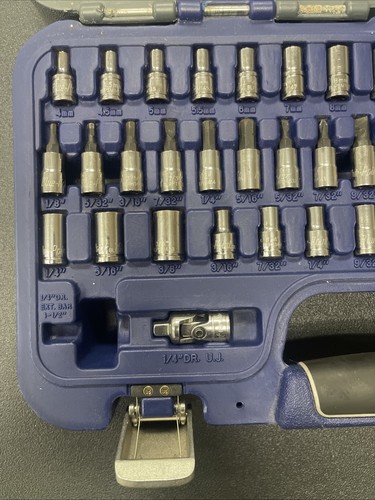 Blue Point 1/4" Drive Metric & SAE 51pc General Service Set BLPGSS1451 - Picture 7 of 15