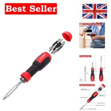 Image of Compact 13-in-1 Adjustable Screwdriver with Magnetic Holder & Soft Grip Comfort