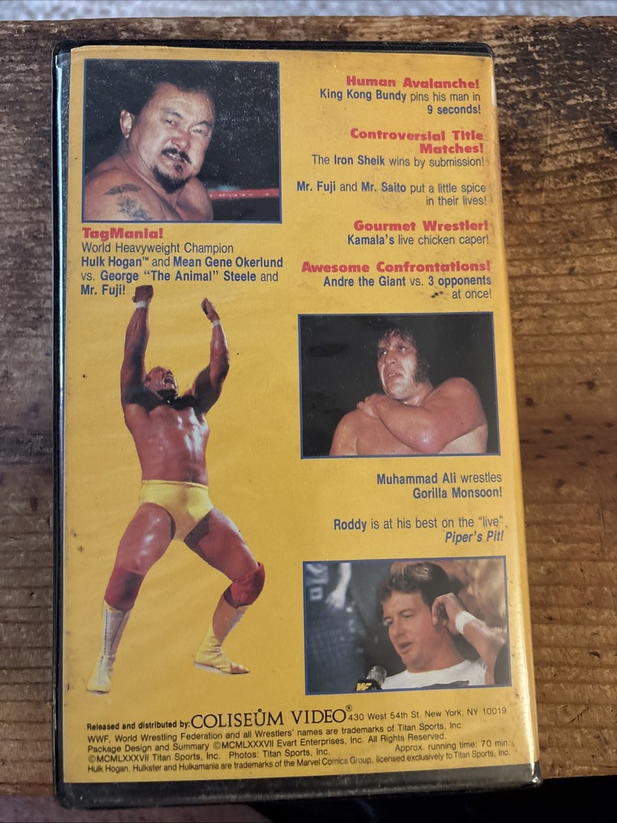 wwf THE WWF'S GRAND SLAMS wrestling COLISEUM VIDEO vhs | eBay