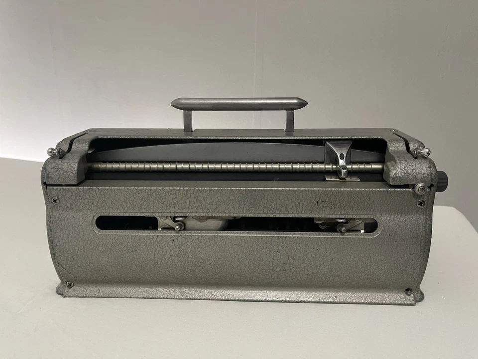 Vintage Antique Perkins Brailler Gray David Abraham Howe Press - Image 3 of 4