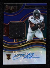 2020 Panini Select Blue Prizm 55/75 James Robinson #RSM-JRO Auto 0d44