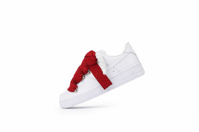 Nike Air Force 1 White Lanvin Red NEW