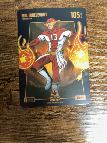 Bo Jackson Battle Arena Fire Battlefoil #BF-160 Mr. Irrelevant