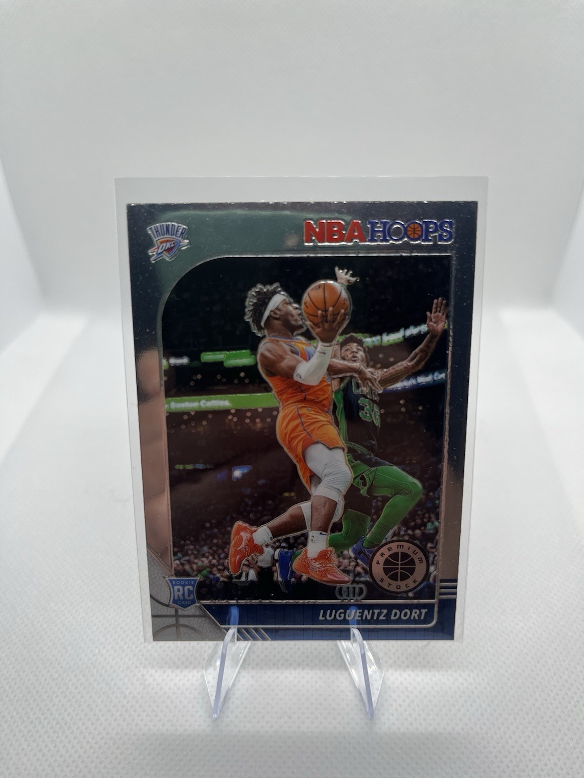 2019-20 Panini NBA Hoops Premium Stock - Luguentz Dort #213 Silver Prizm (RC)