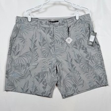 Travis Mathew Coastal Canyon Heather Gray Floral Golf Shorts Size 38 NWT 1MAA706