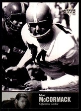 1997 Upper Deck Legends Mike McCormack Football Cards #50