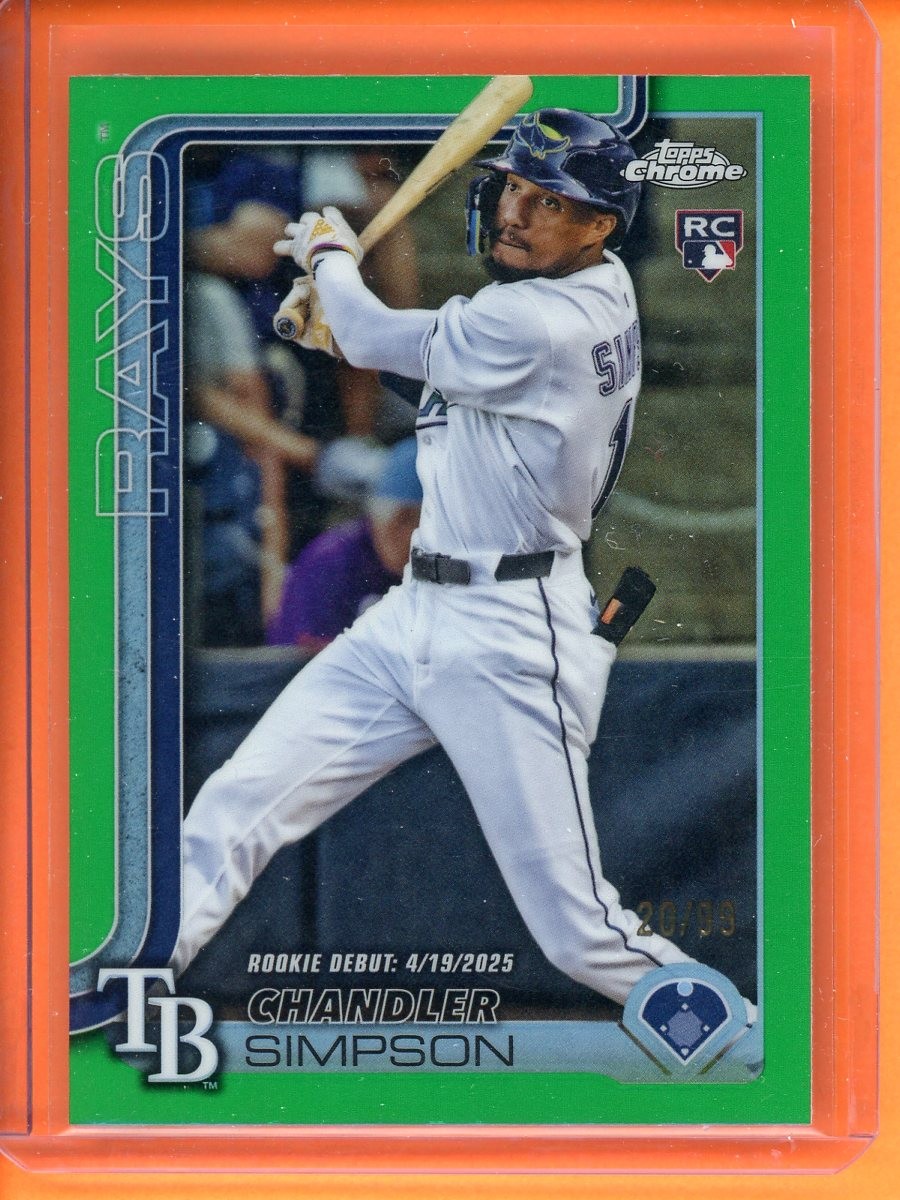 Chandler Simpson Rookie Green /99 2025 Topps Chrome Update #USC17