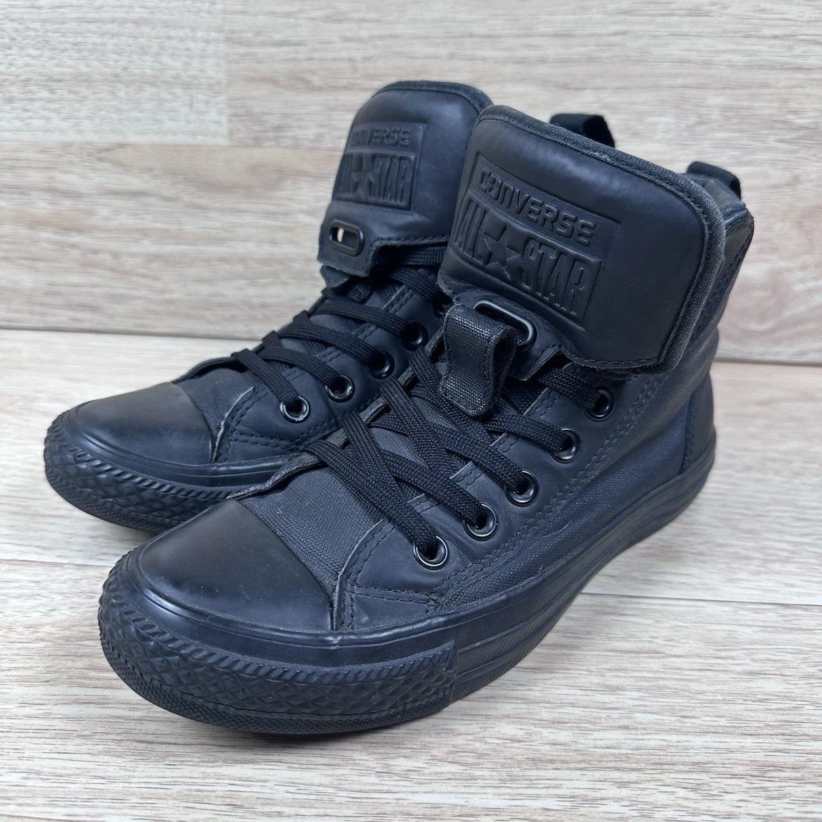 Converse Chuck Taylor All Star Street High Triple Black for Sale
