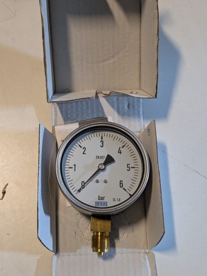 original WIKA 212.20.100 Rohrfedermanometer Manometer