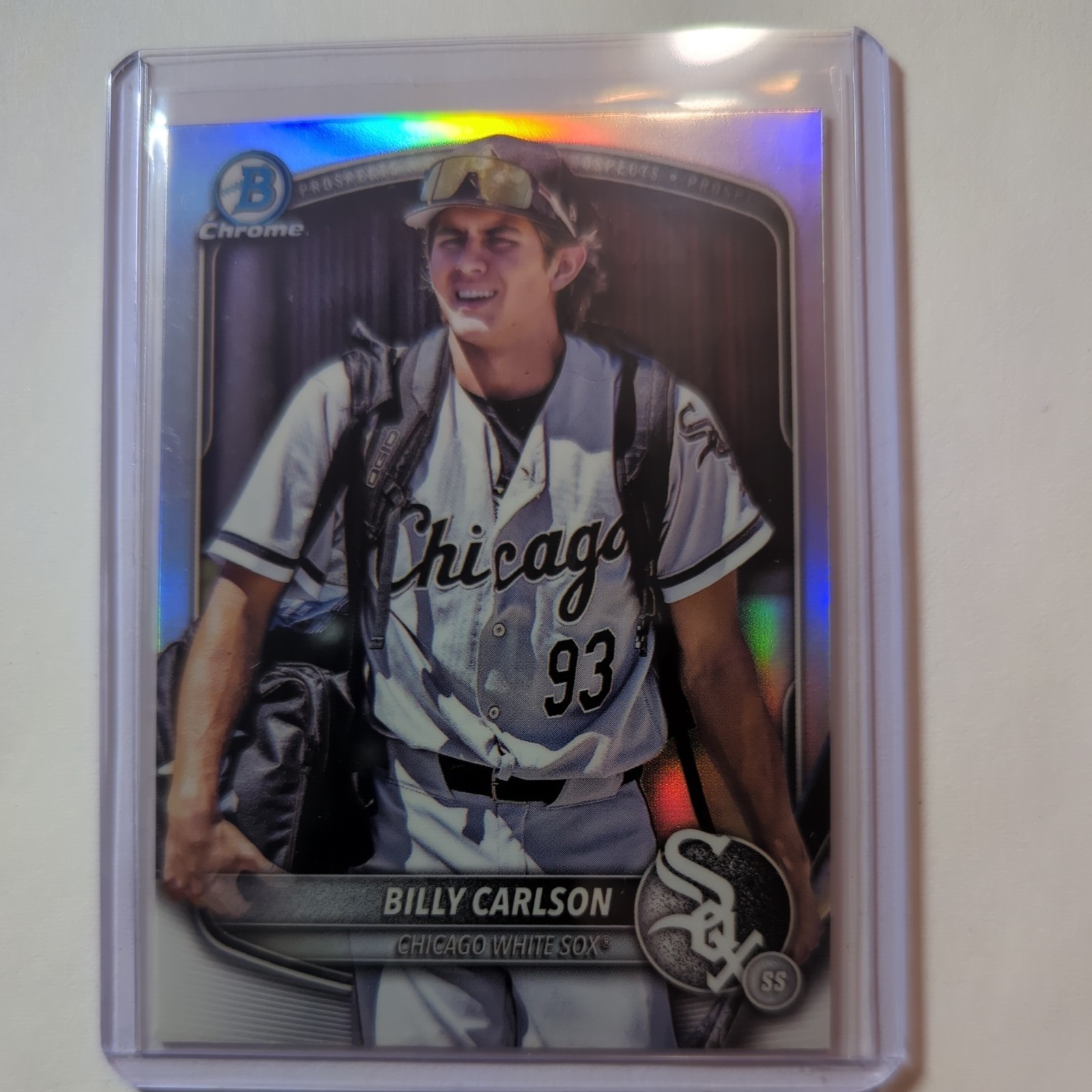 Billy Carlson 2025 Bowman Draft Chrome Image Variation SP #BDC-10