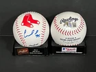 Carlos Narvaez Red Sox Auto Signed MLB Logo Baseball Beckett Witness Hologram