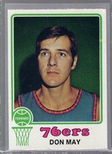 1973-74 Topps Basketball #131 Don May / rough edges