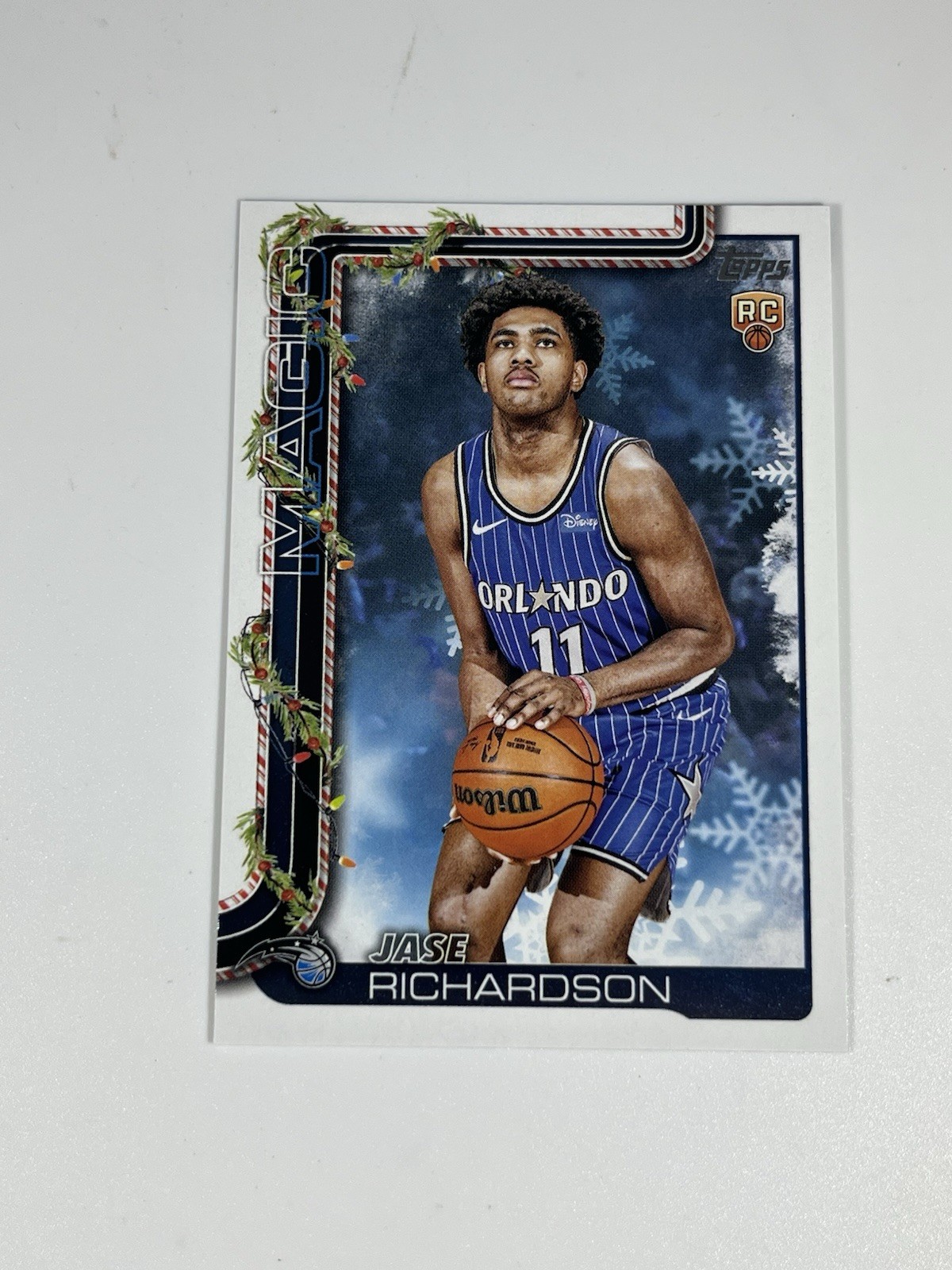 2025-26 Topps Holiday Jase Richardson Rookie Card #H185