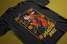 Maglietta Anime Dragon Ball T-shirt | Goku | Vegeta | Super Saiyan | Kamehameha