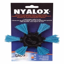 Dico 541-788-4 240-Grit Nyalox Aluminum Oxide Mandrel Mounted Flap Brush 4 in.