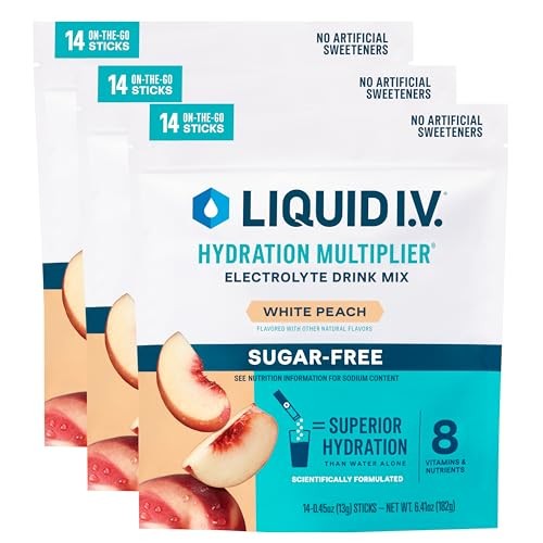 Liquid I.V.® Hydration Multiplier® Sugar-Free - White Peach - Hydration Powder 