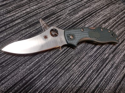  Rare Spyderco Stretch 2 Zdp-189 British Green  C90PGRE  discontinued 2016  