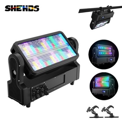 SHEHDS IP65 1000W RGB Strobe LED Moving Head Light DMX Outdoor DJ Party Disco