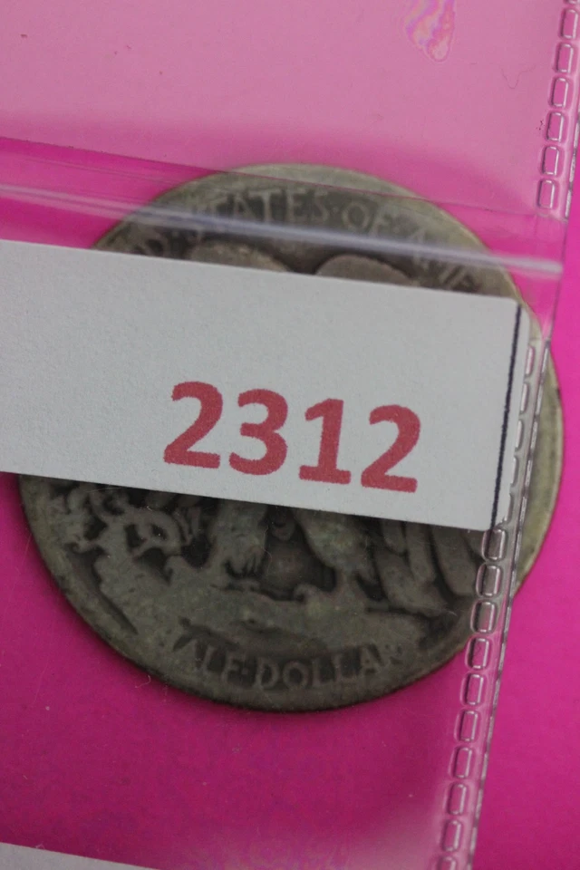 1916 P Walking Liberty Silver Half Dollar Guaranteed Authentic Genuine Coin 2312 - Image 3 of 3