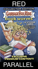 RED PARALLEL 2022 Garbage Pail Kids BOOK WORMS U pick Complete Your Set GPK