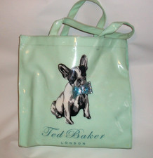 Ted Baker London Large Plastic French Bulldog with Bow Tote Bag in Mint Green