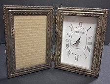 International Silver Company Klapptischuhr 7" × 5" Quarzwerk