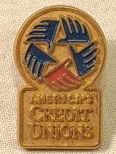 Rare Credit Union Lapel Pin