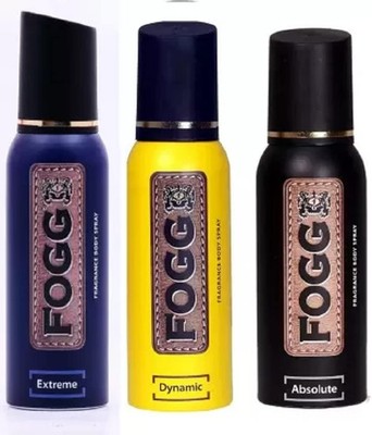 FOGG DEO COMBO PACK (ABSOLUTE + DYNAMIC + EXTREME) 150ML EACH