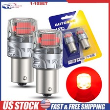 1156 Led Tail Stop Brake Turn Signal Light Bulbs 7506 1073 1095 Bright Red 2-20x 1156 Led Tail Stop Brake Turn Signal Light Bulbs 7506 1073 1095 Bright Red 2-20x