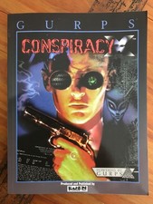 GURPS Conspiracy X Eden Studios 3rd Edition Mint New RPG EDN0024 Steve Jackson