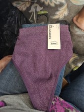 No Boundaries  2-Pair Womens Seamless Lurex Thong Underwear Panties Nylon  XL