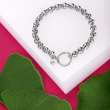 MORELLATO DROPS Bracciale Donna in Acciaio, Cristalli