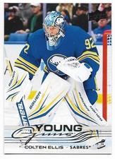 Colten Ellis 25-26 Upper Deck 2 Young Guns Rookie Card SP. rookie card picture