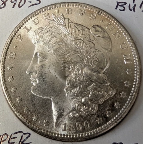 1890-S Choice Gem BU MS Morgan Silver (90%) Dollar Gorgeous! $73+Silver Value PL