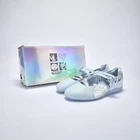 Puma Speedcat Ballet The Powerpuff Girls Silver Blue Wash Womens 408103-01