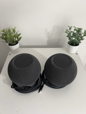Apple HomePod mini Smart Speaker Siri, WiFi, schwarz/grau, A2374