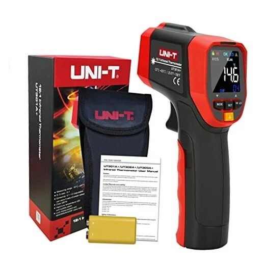 UT301A+ Infrared Thermometer, Not for Human, -25.6°F to 788°F (-32°C to -32°C)
Opens in a new window