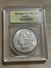 1901 P MORGAN SILVER DOLLAR AUTHENTIC HI GRADE U.S. MINT COIN RARE KEY DATE 4875