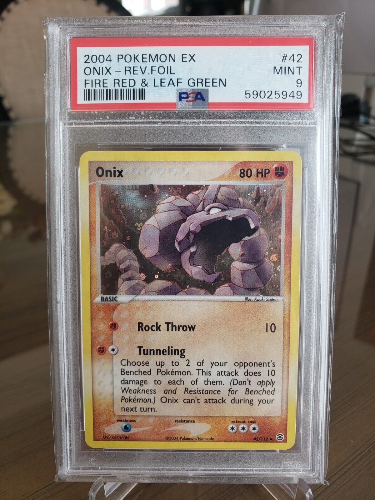 Onix - EX FireRed & LeafGreen Pokémon card 42/112