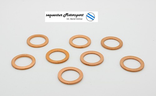 Kupferdichtring DIN 7603 A Ölablassschraube M 14 x 20 x 1,5 - 15 Stück - Bild 1 von 2