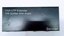 VGA UTP Extender 1x8 Splitter With Audio