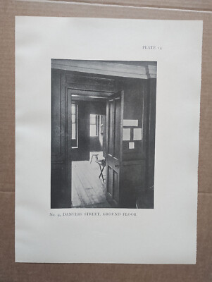 9 Danvers Street, Erdgeschoss, Chelsea, London - antiker Druck - 1913