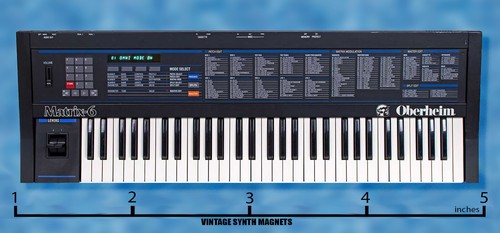 OBERHEIM Matrix 12 6 Xpander MC-3000 OB x 6 8 12 DX DMX DSX SYNTH fridge magnet - Picture 5 of 39