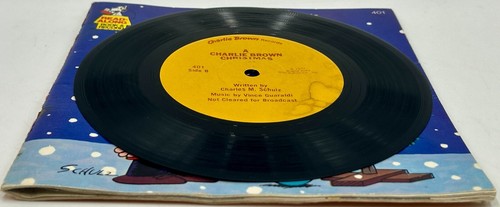 1977 A Charlie Brown Christmas by Charles M. Schulz Read-Along Book & Record - 第 5/9 張圖片