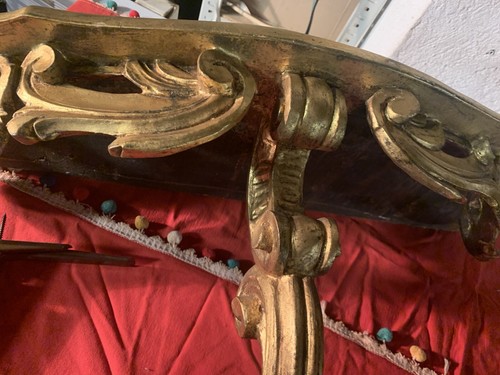 Mensola consolle antica in legno stile barocco - Foto 5 di 7